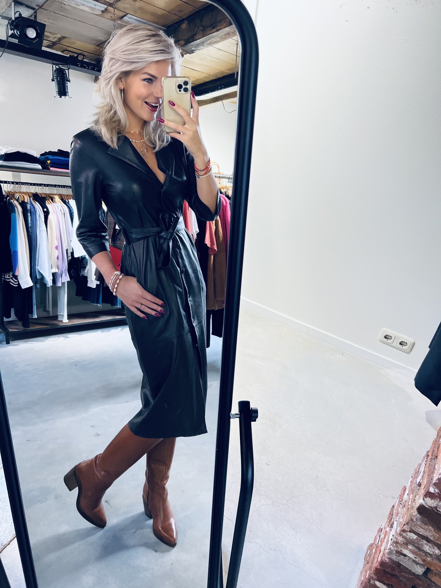 Dacia Dress- Dark Brown