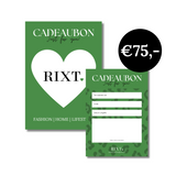 Digitale cadeaubon 75 euro