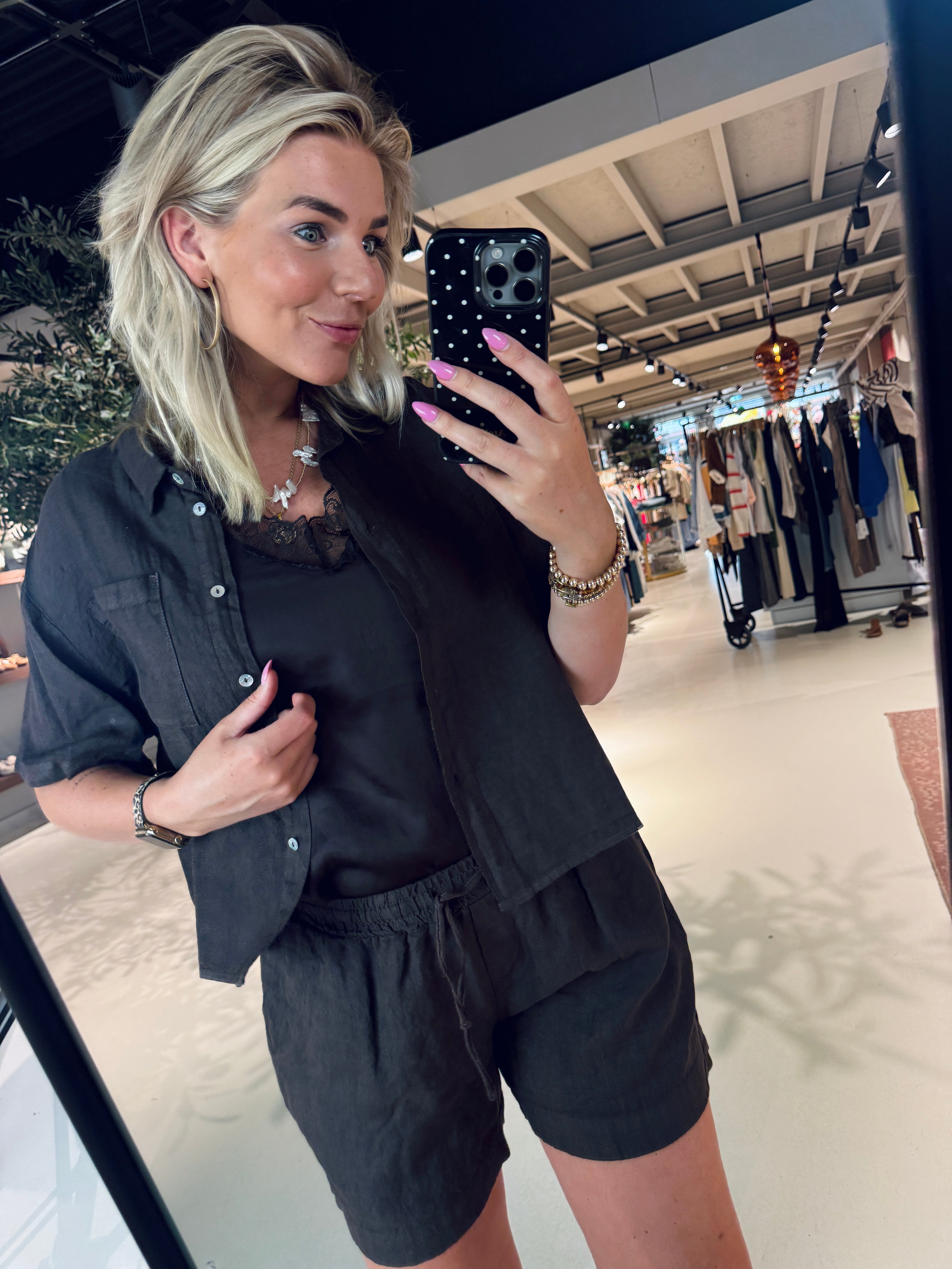 Mara linen blouse