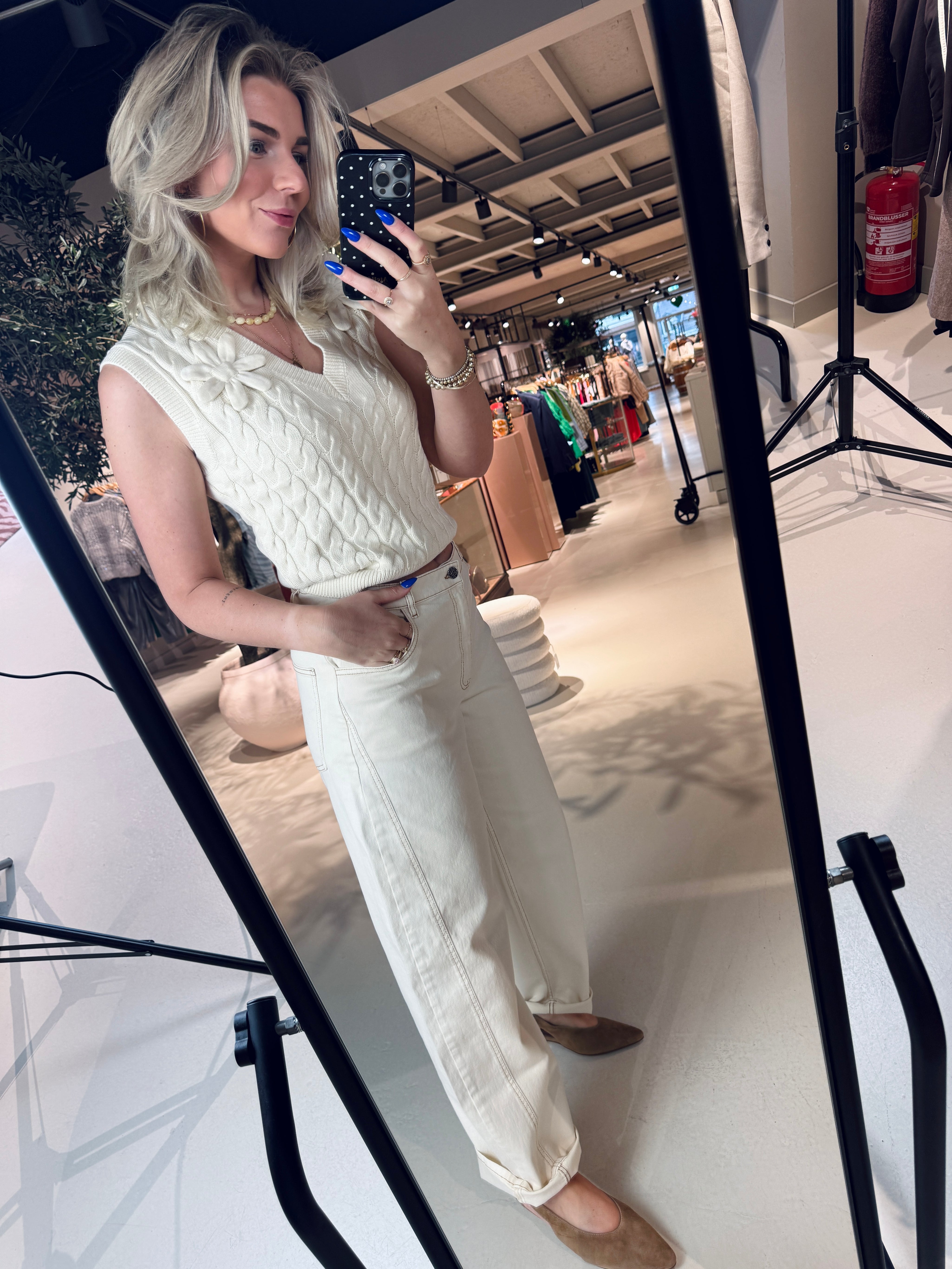 Niaka Jeans mid waist voor dames van Baum Und Pferdgarten