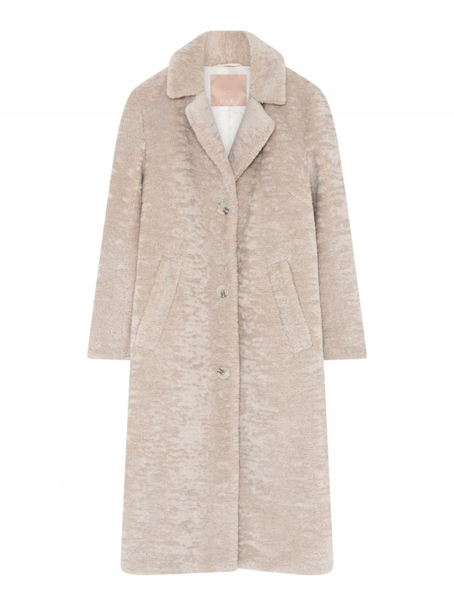 Galia, fake fur coat - 2031 Beach Sand