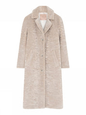 Galia, fake fur coat - 2031 Beach Sand