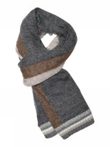 Etine, gestreifter Lurex-Schal