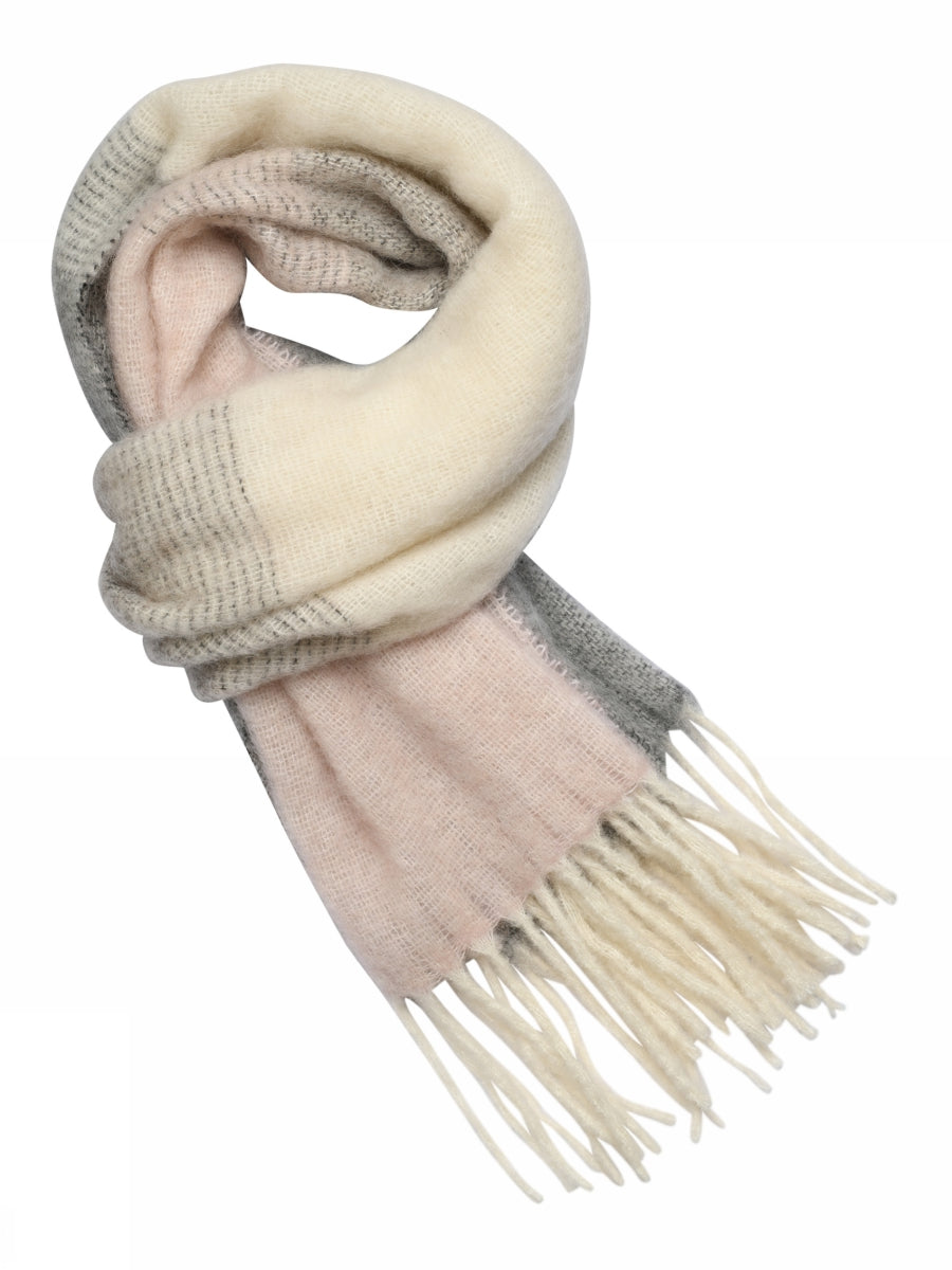 Dereen, fluffy wool scarf