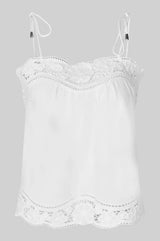 Ester Strap Top – White Alyssum