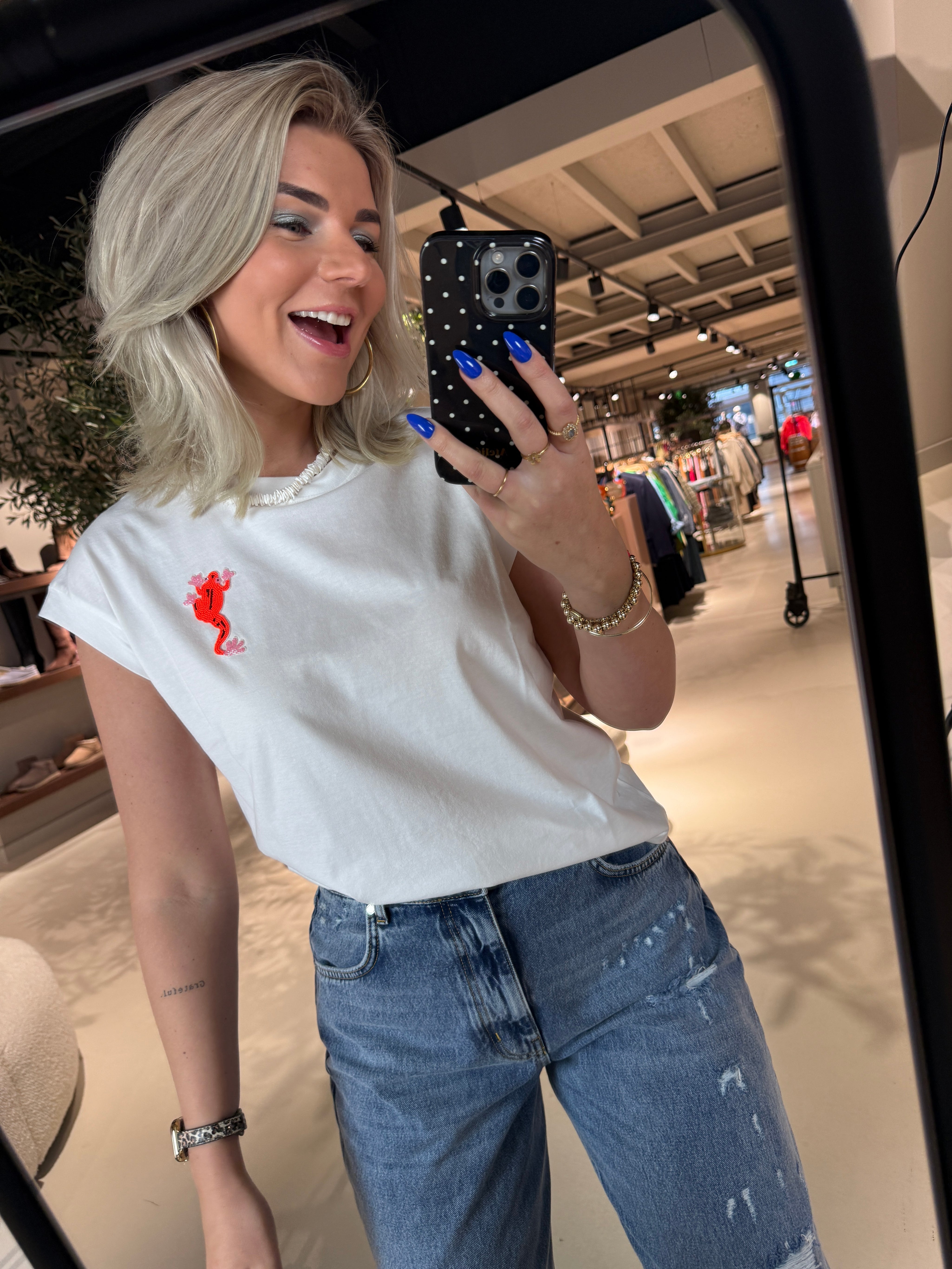 Jungala Embroidered T-shirt