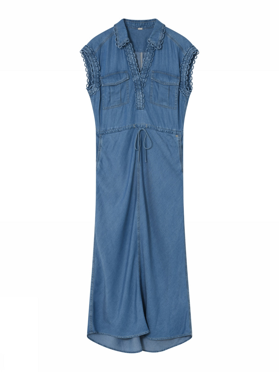 Britney, Long bias cut dress