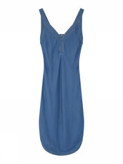 Bati Midi strap dress denim look voor dames van Gustav