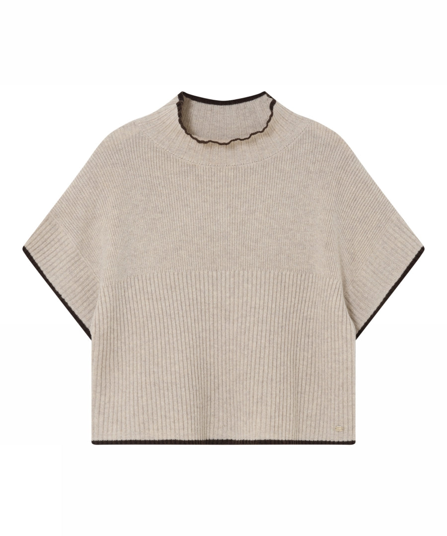 Stina Knit Cape van Gustav | RIXT
