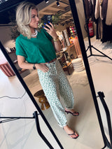 Lew grüne Gepardenhose