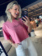 Cropped boxy t-shirt