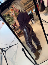 Scene Patent Faux Leather Pants