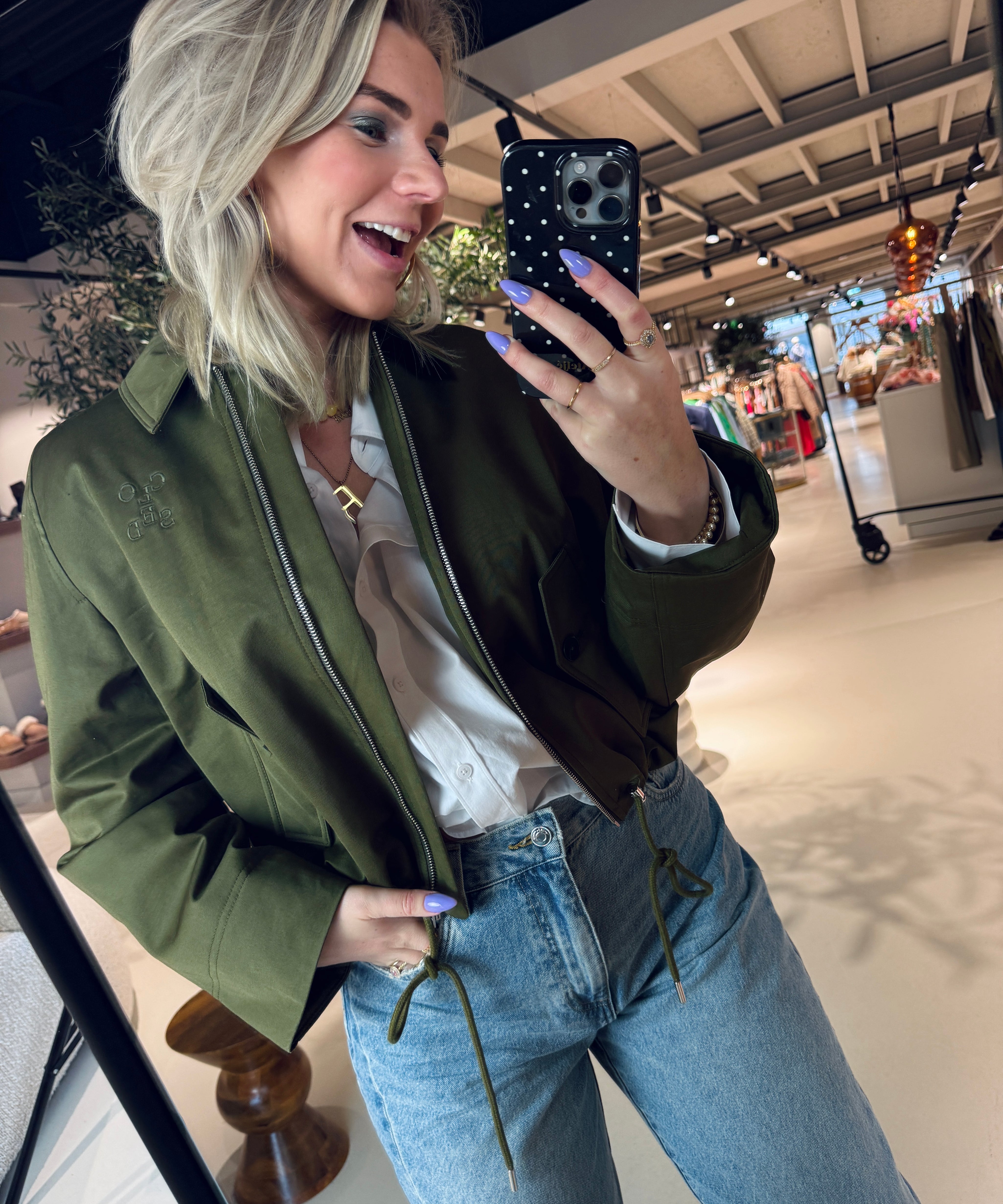 Sportive blouson met zakken van Closed