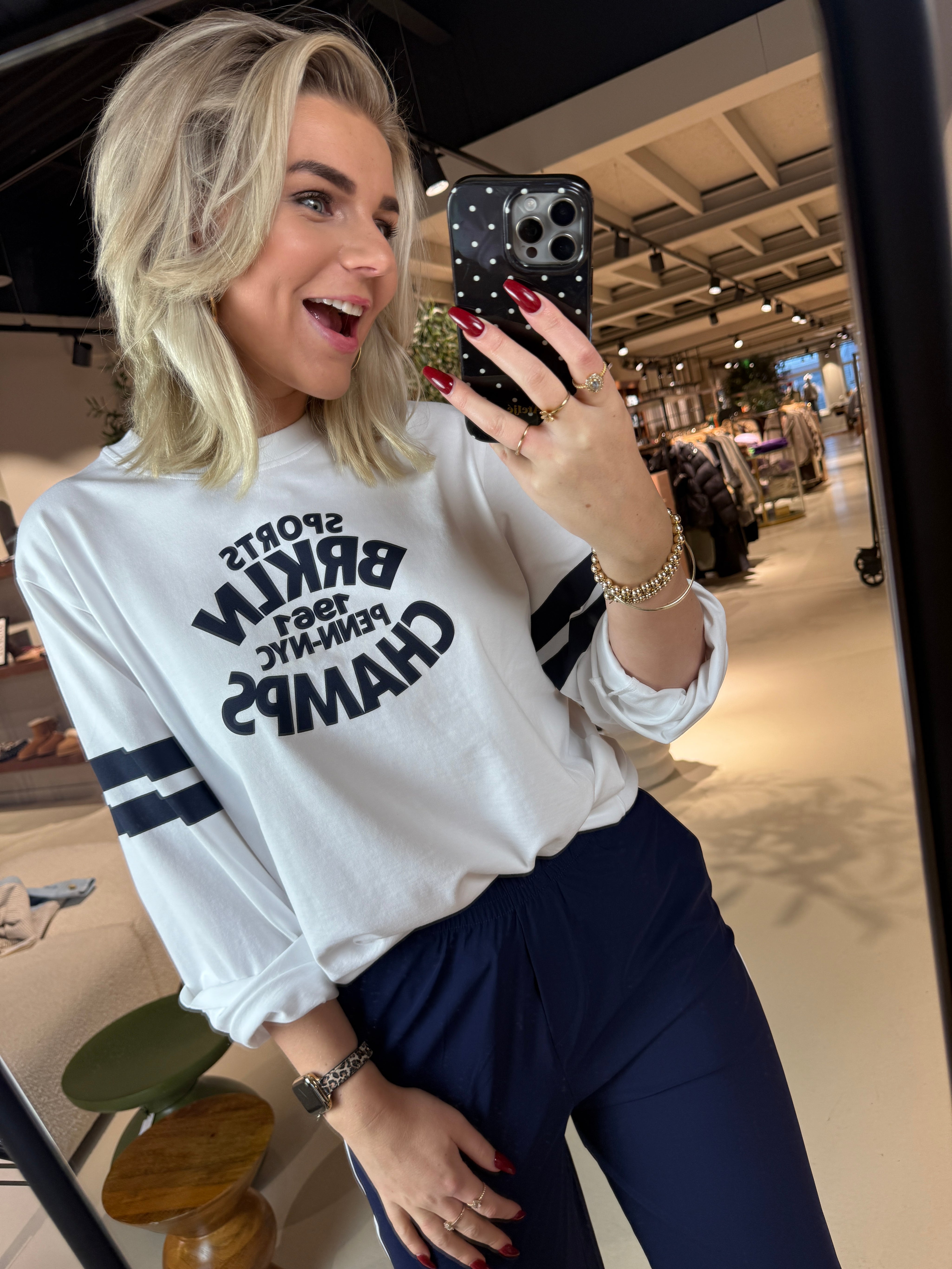 S26F1807 Langarmshirt mit Print