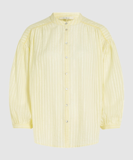 Lexi Blouse geel met witte strepen van Circle Of Trust