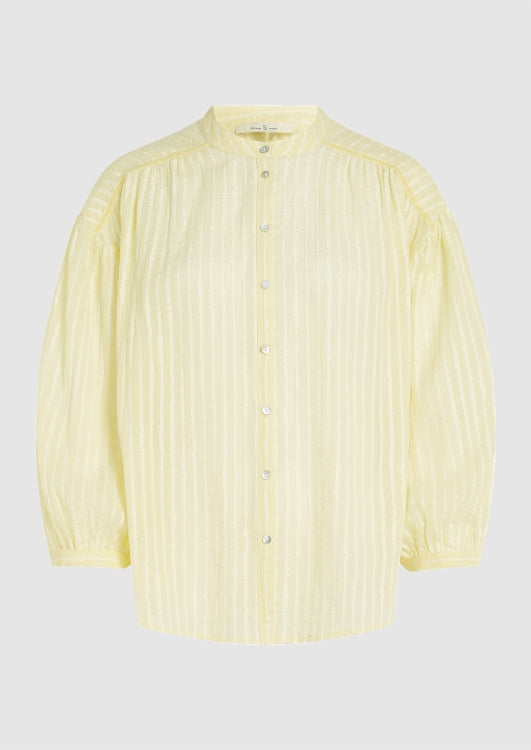 Lexi Blouse geel met witte strepen van Circle Of Trust