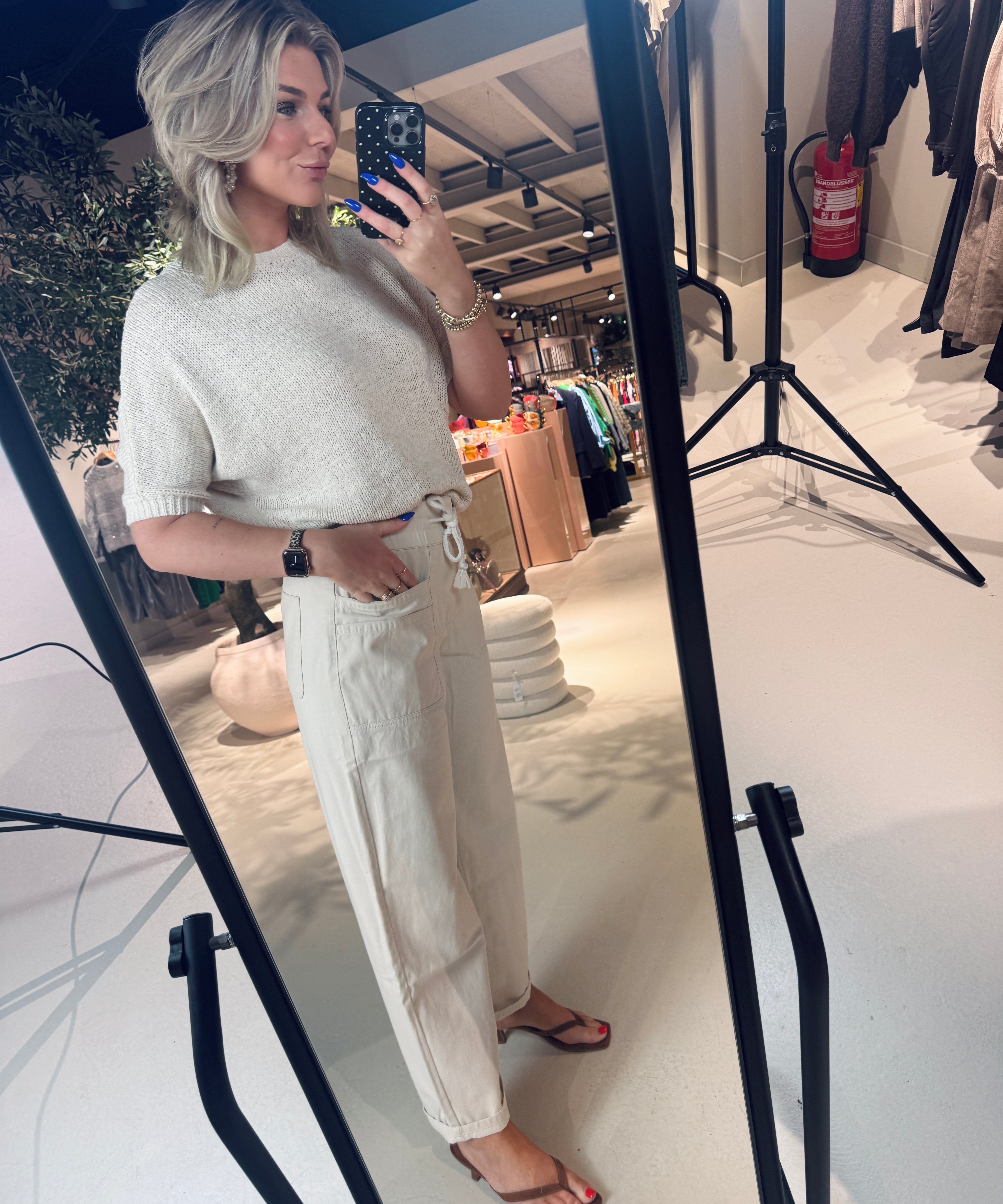 Jip Pants dames creme Circle Of Trust