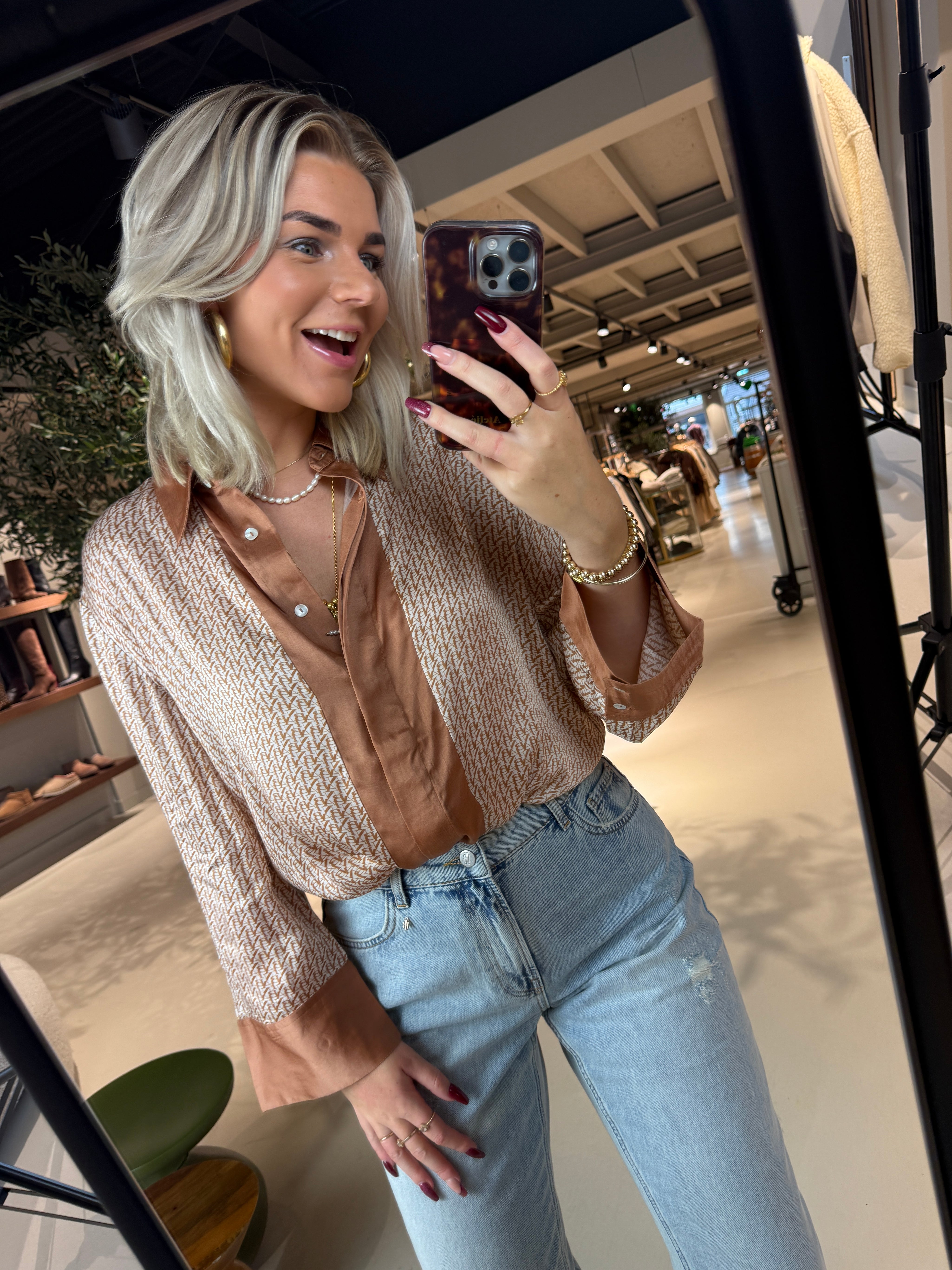 Tafine Oblique Blouse