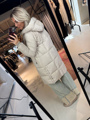 MMNova Square Down Coat - Feather Grey