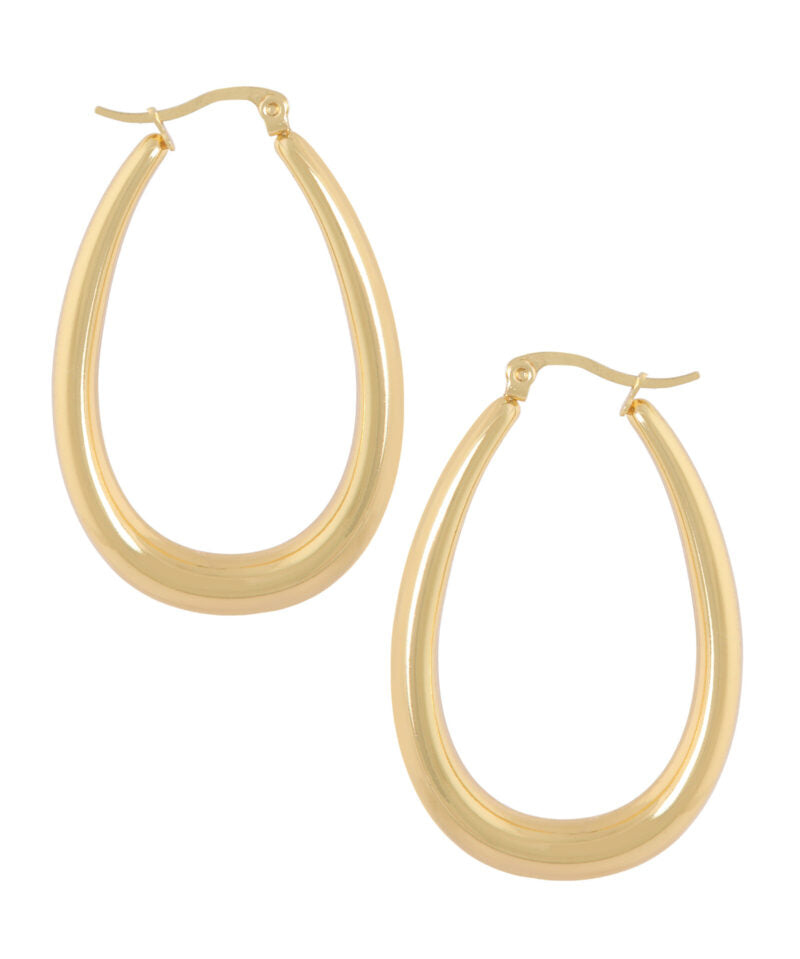 Ovale oorbellen Ellen Beekmans