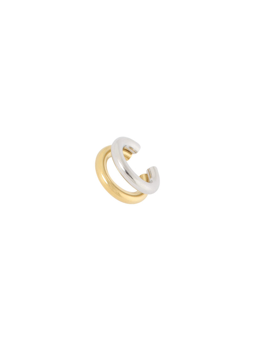 2-delige earcuff bicolor enkel Ellen Beekmans