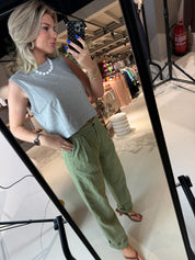 Cuare T-shirt Basic dames shirt zonder mouwen Bellerose