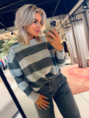 W25C297 Jumper stripe - Light grey grey