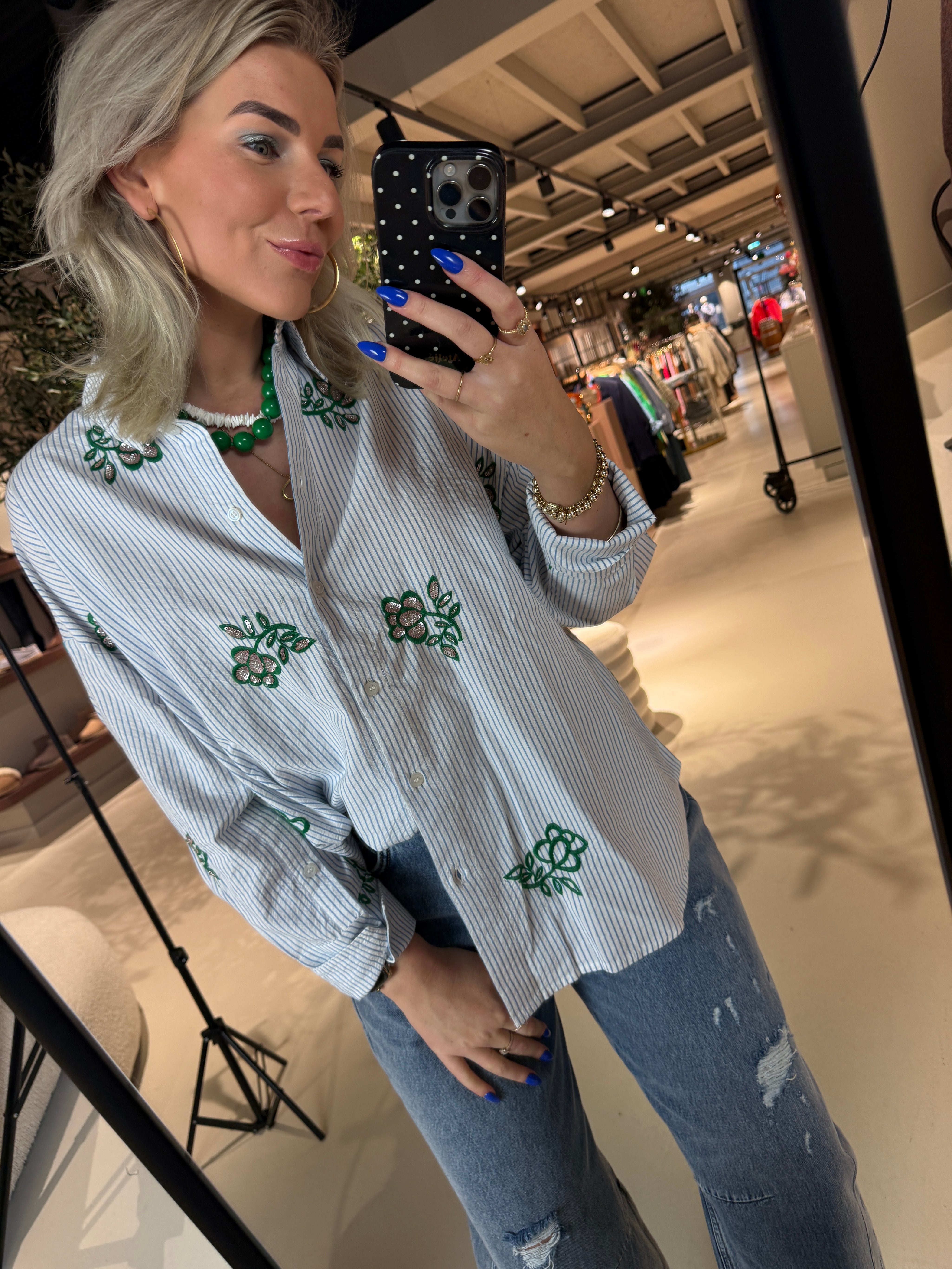 Jalinki Embroidered Shirt