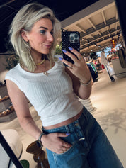 Fitted t-shirt met korte mouwen van Closed