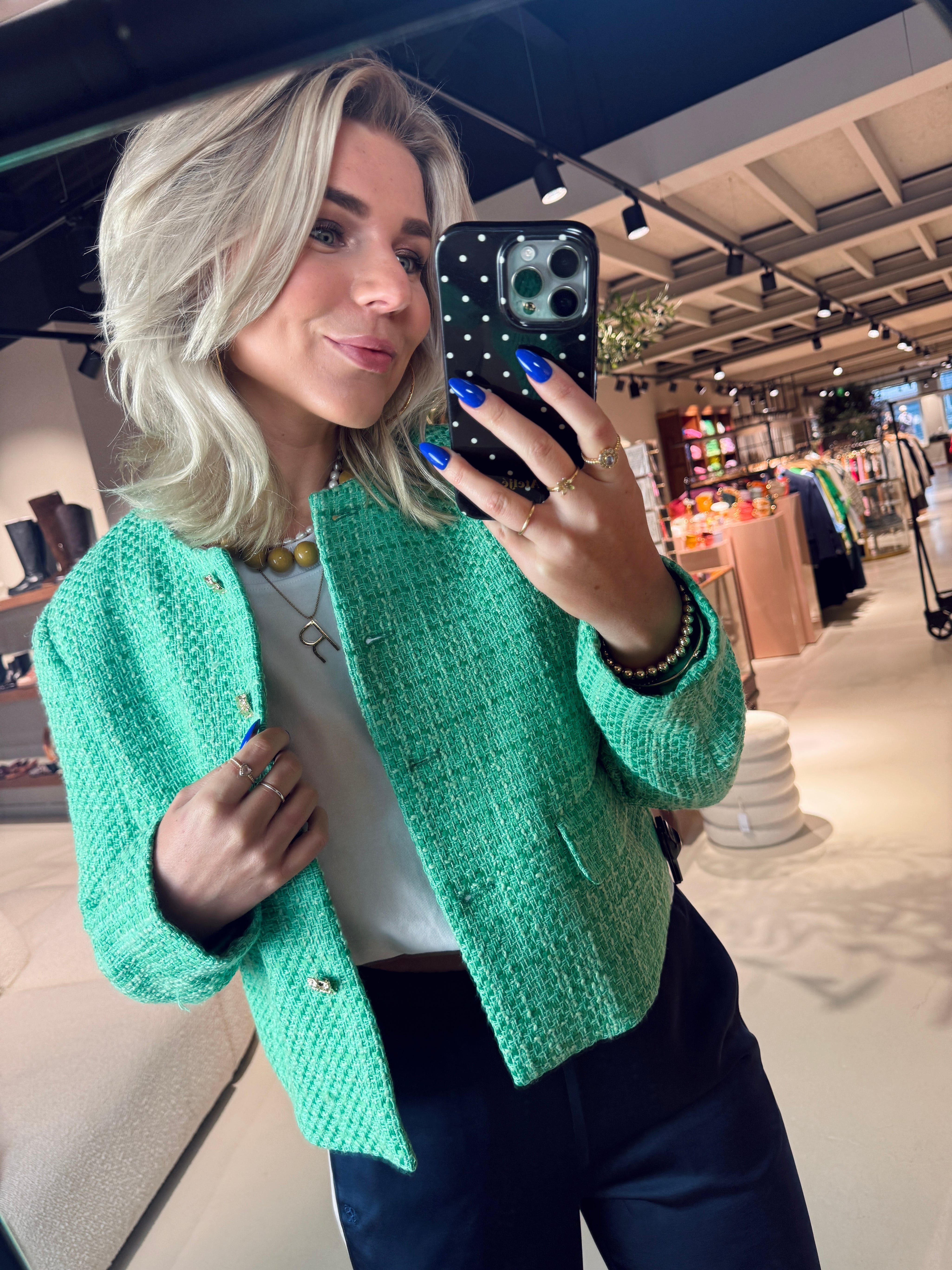 CalvinCC Boucle Jacket