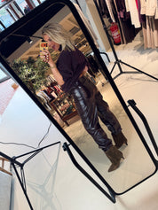 Scene Patent Faux Leather Pants
