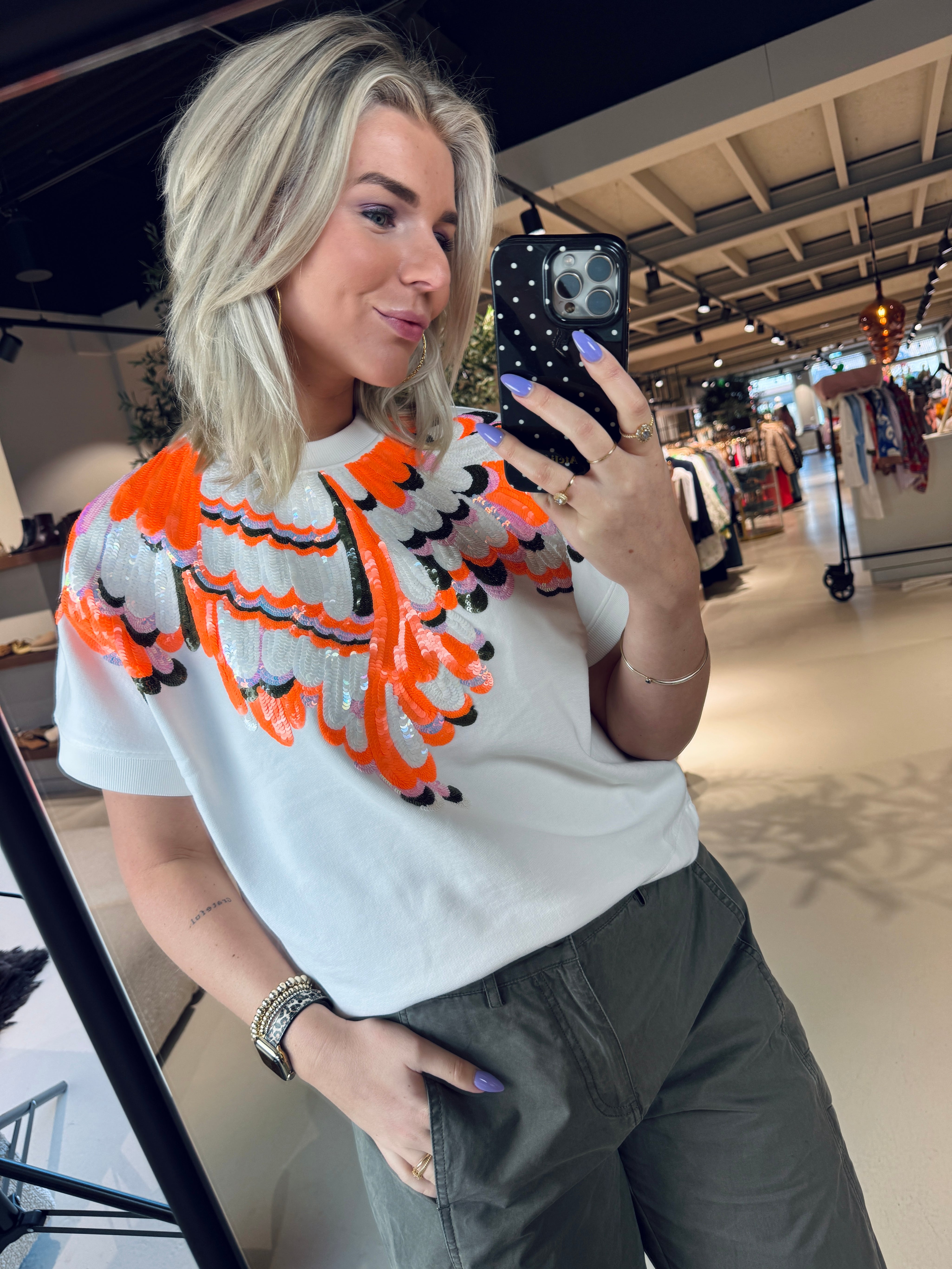 Jolies Embroidered Sweatshirt