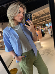 Maureen Blouse dames met half korte mouwen Circle of Trust