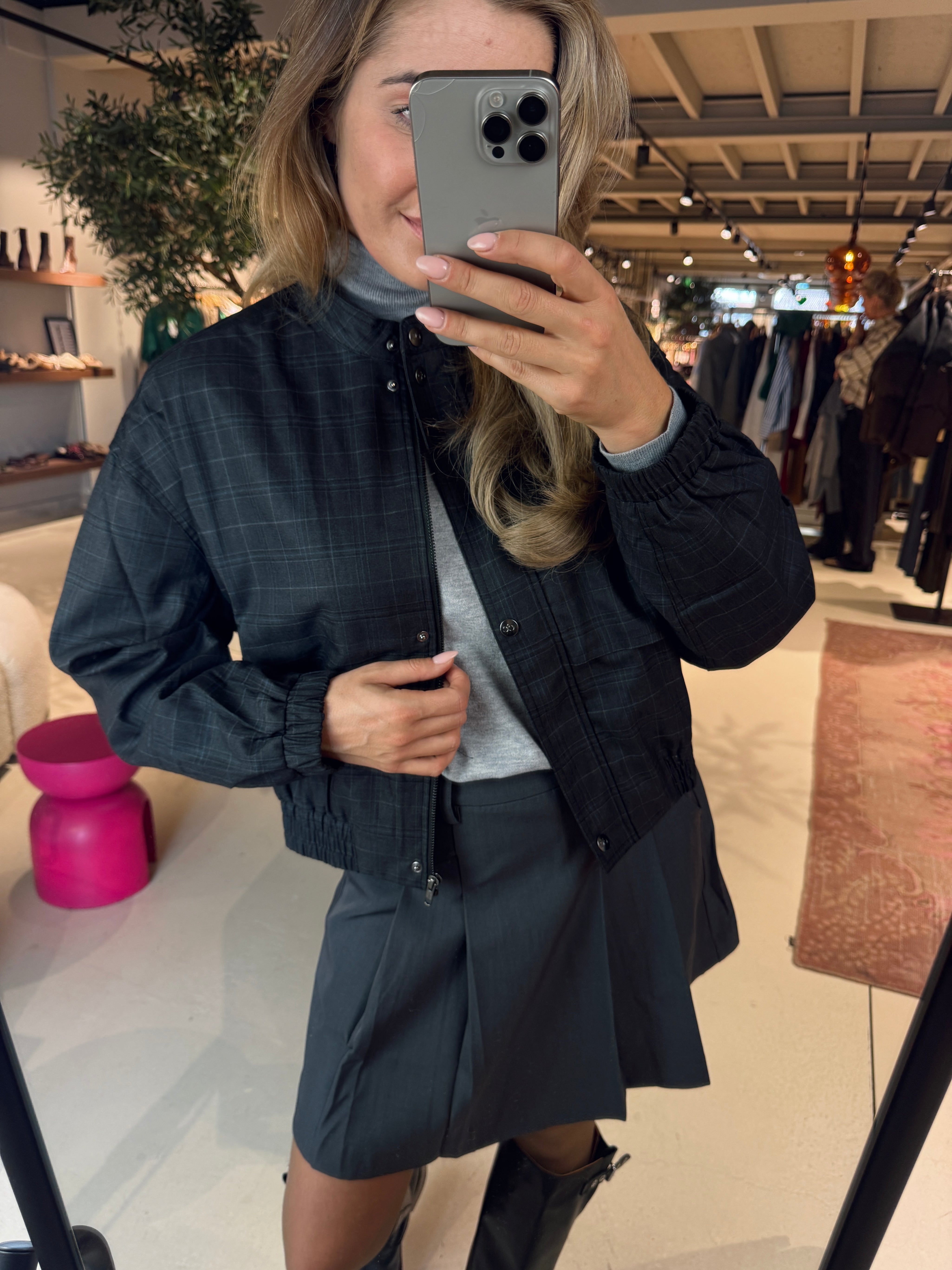 EloraCC Check Jacket