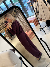 Jules creased satin pants