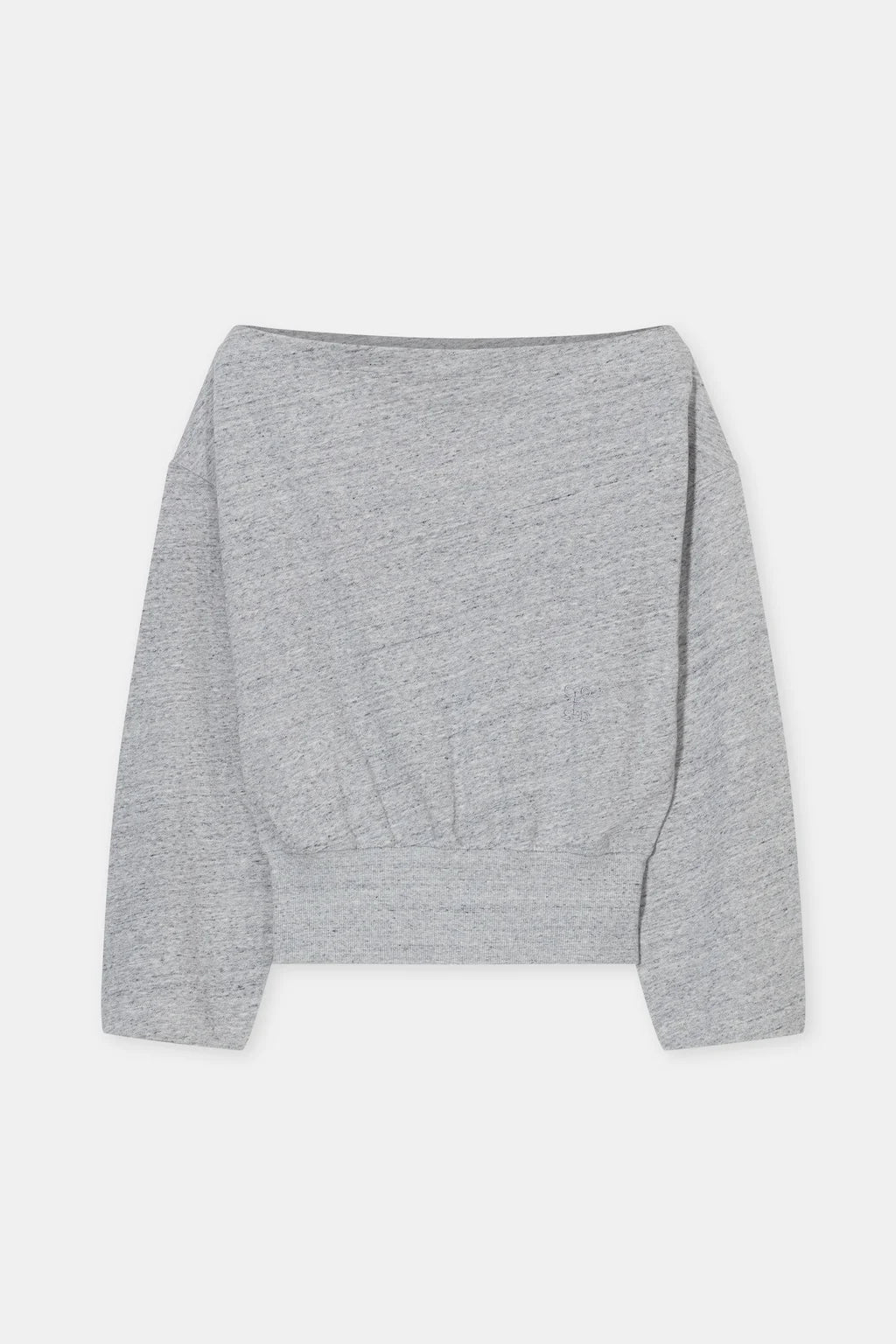 Off-shoulder sweatshirt in het grijs voor dames van Closed