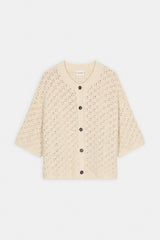 Crew neck Cardigan