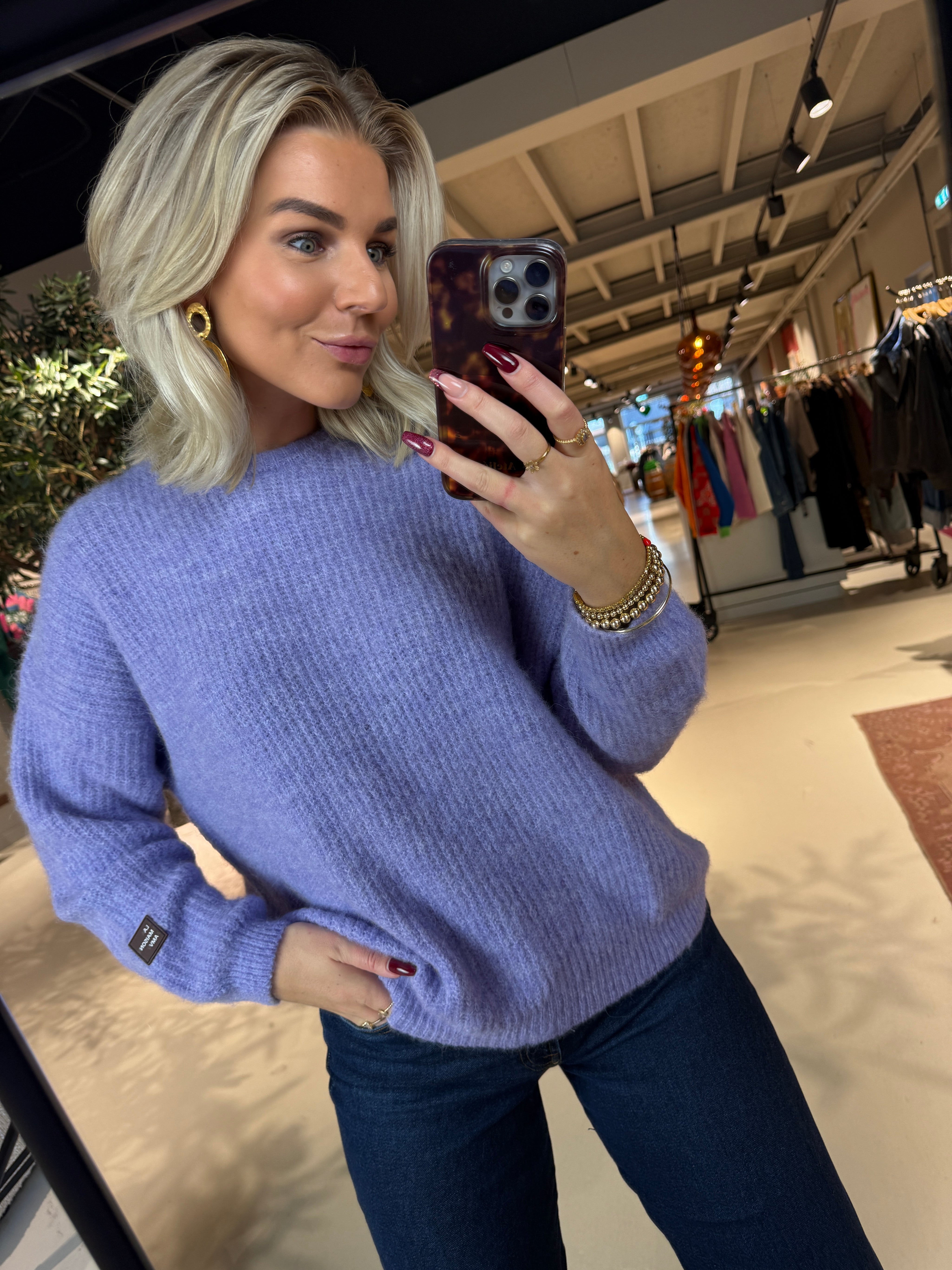 EAST18UH25 Pull - Lavande Pastel Chine