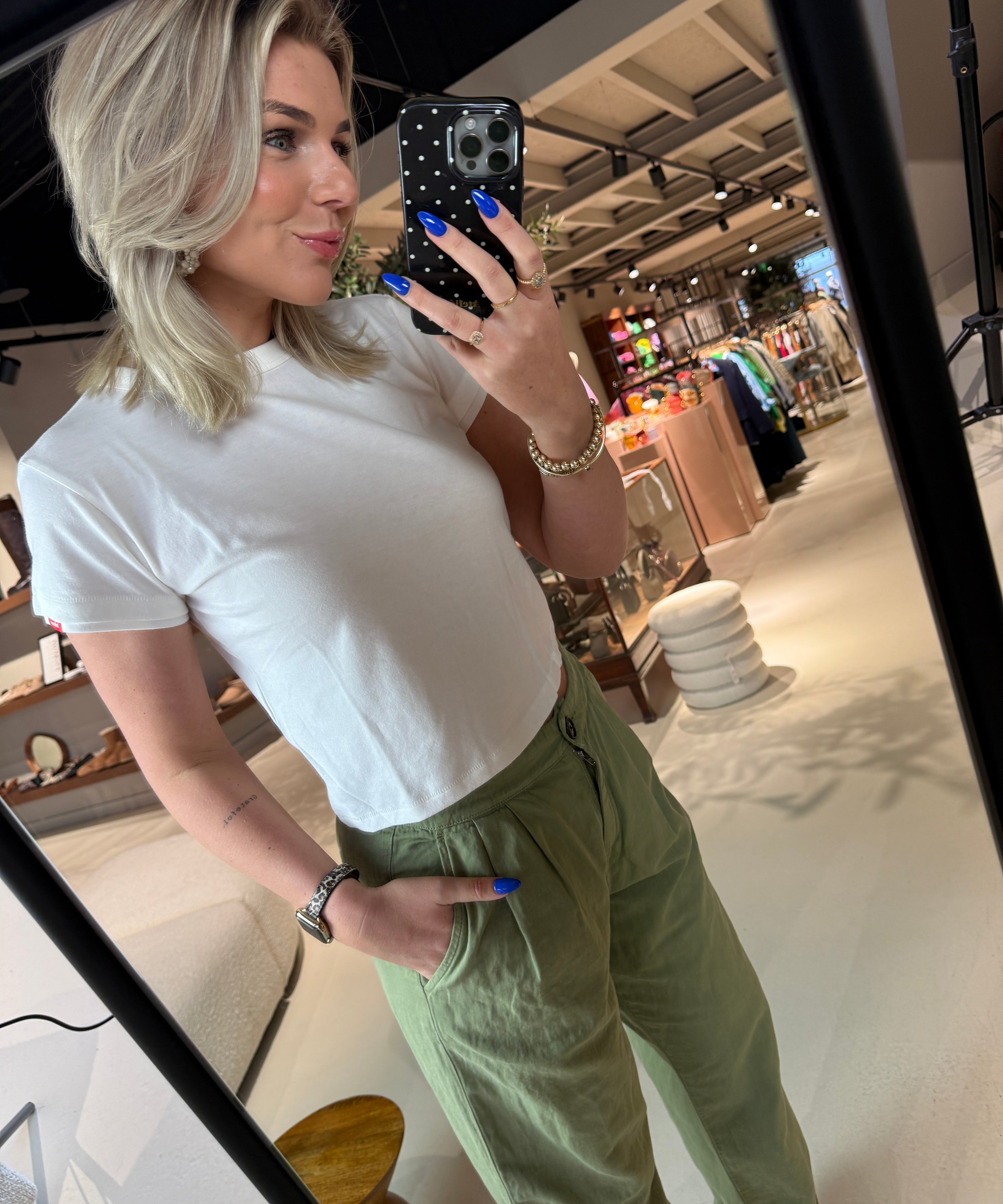 Cesar T-shirt Basic wit dames shirt Bellerose