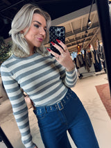 BonnyCC Stripe O-Strick