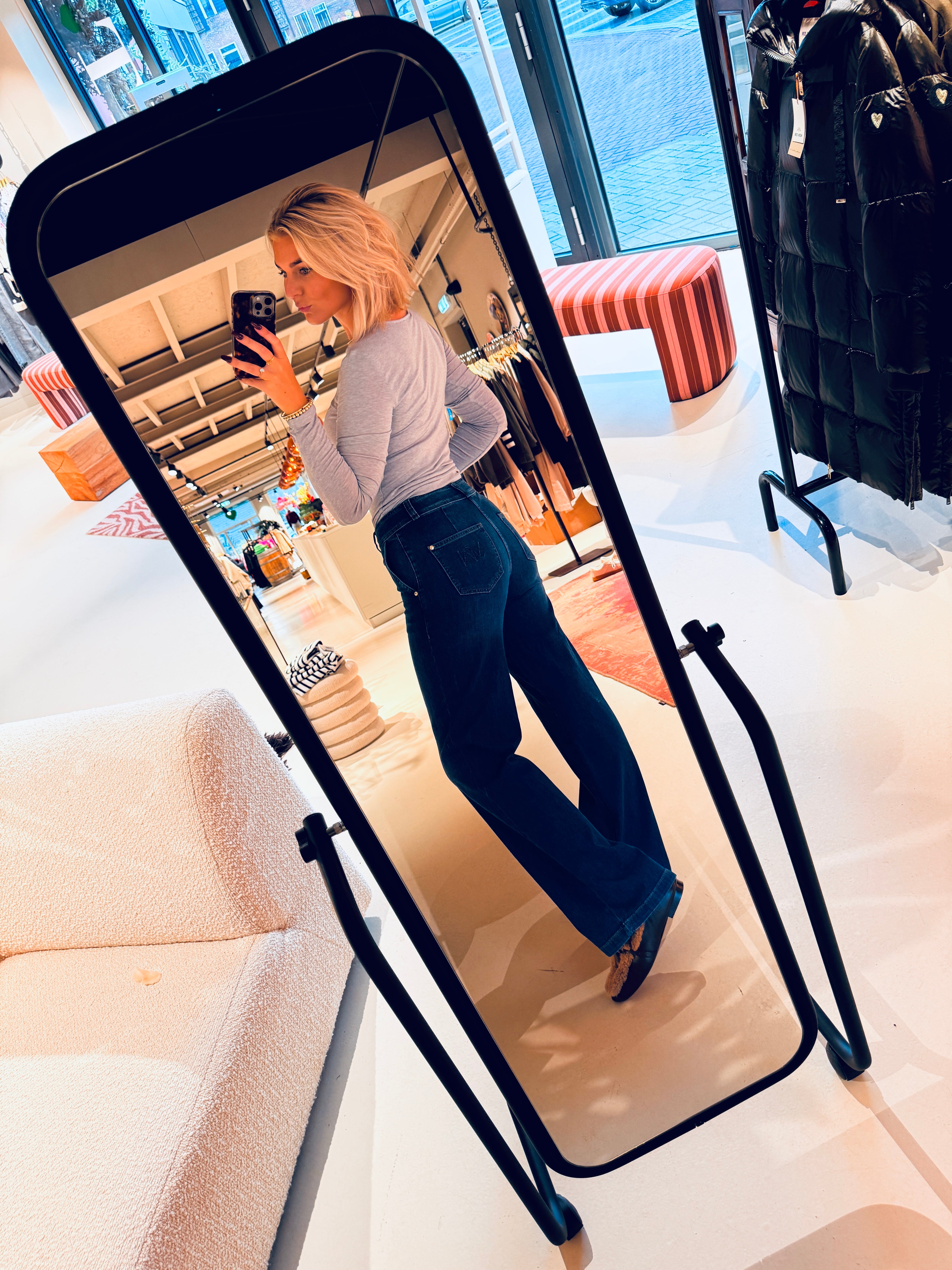 MMCandia Peach Long Jeans