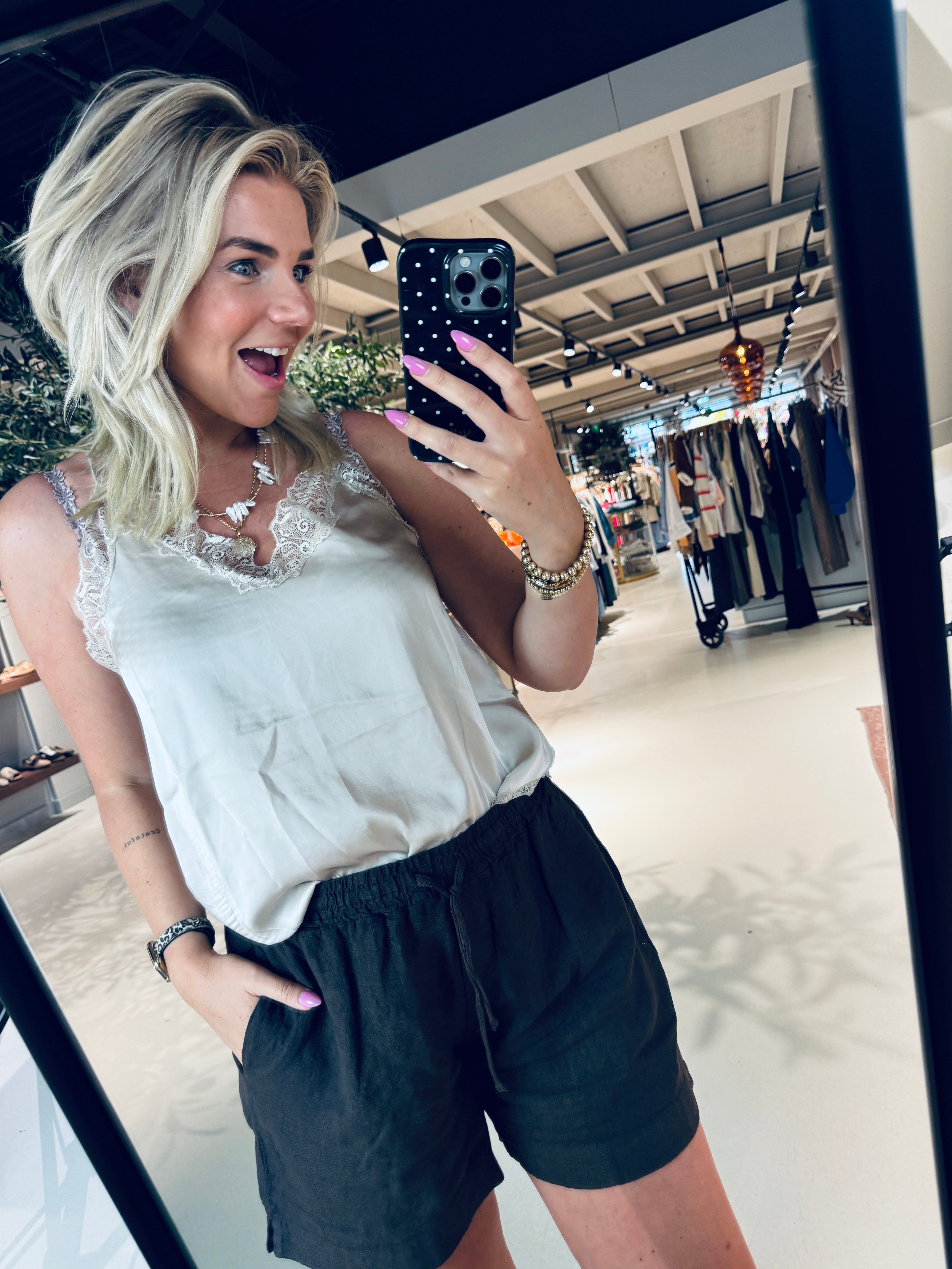 Pia satin top