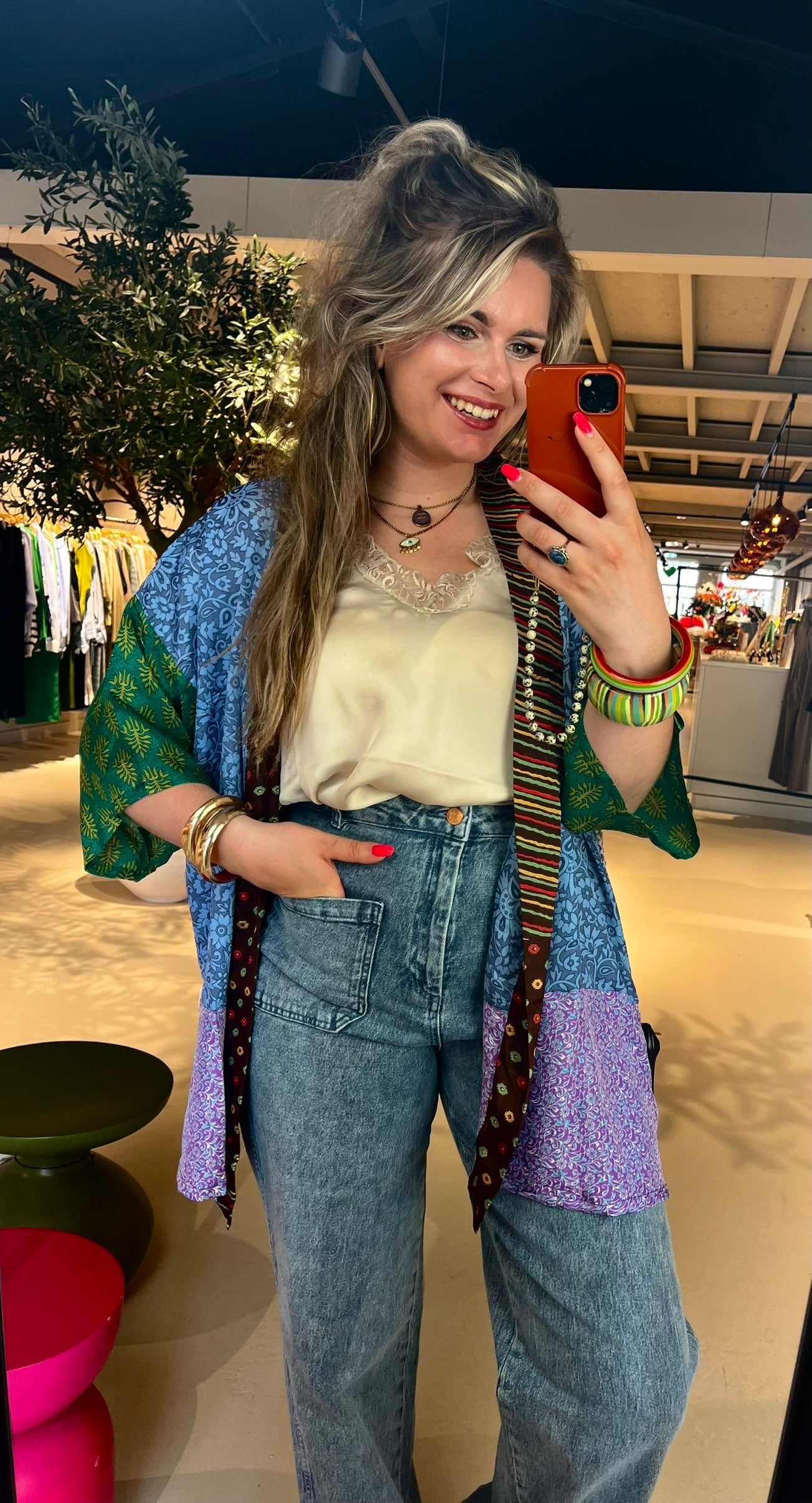 Lotus short kimono -15