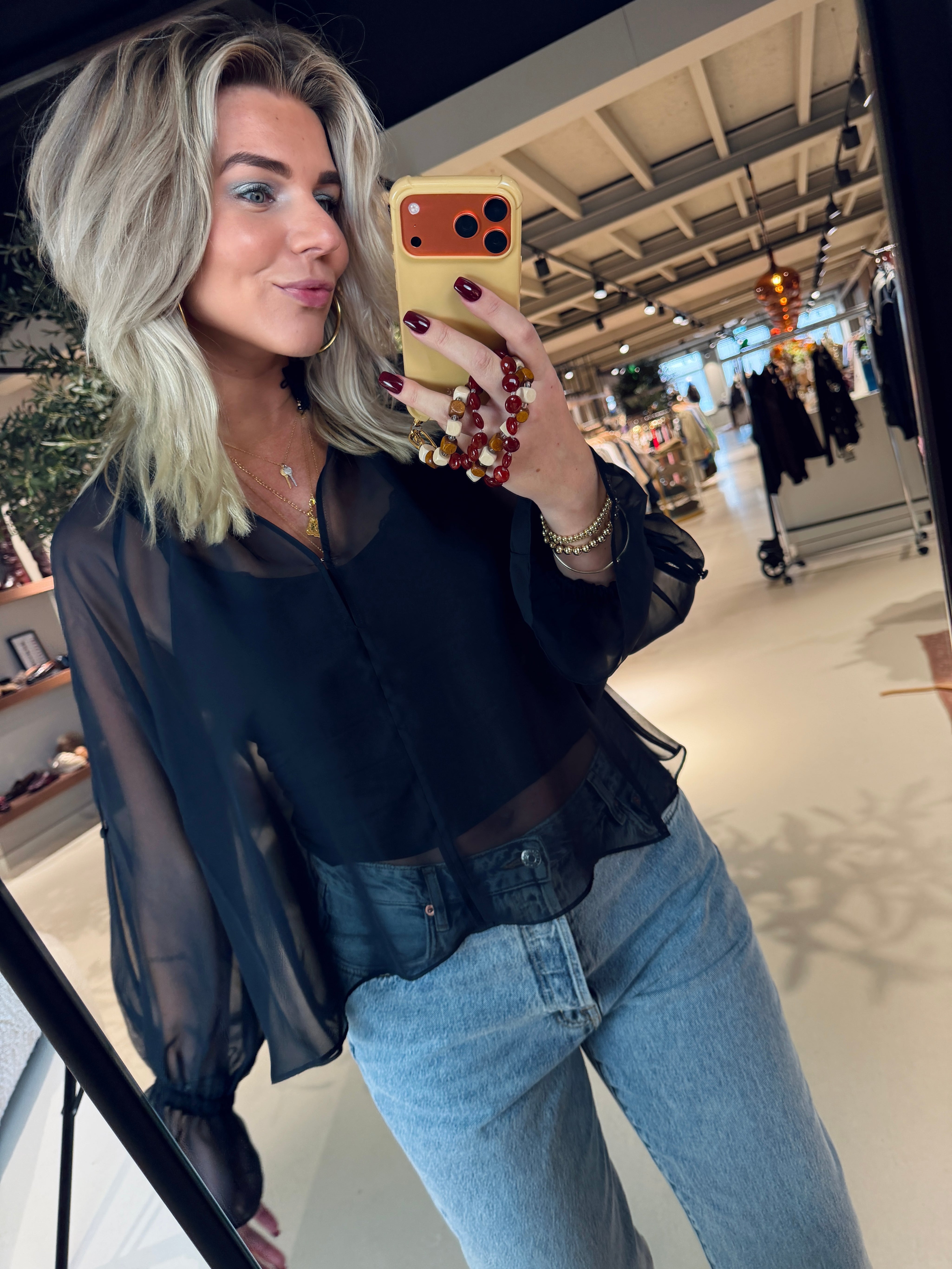 Amane Draped Boho Top
