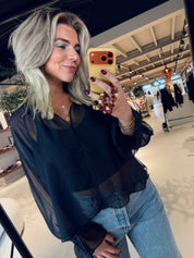 Amane Draped Boho Top
