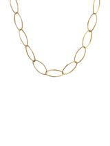 Kurze Kette mit großer ovaler Gliederkette