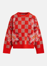 Inter bestickter Pullover