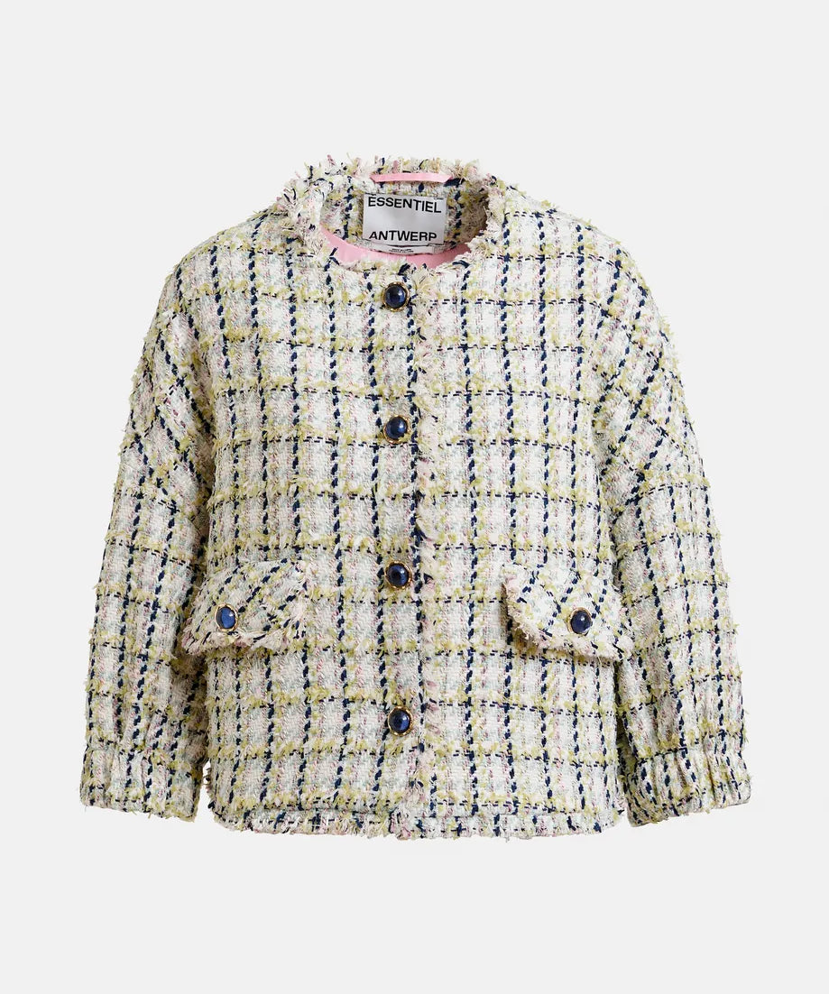 Jayden Boxy Cropped Jacket Essentiel Antwerp