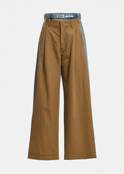 Krisp Fabric Mix Jeans