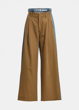 Krisp Fabric Mix Jeans